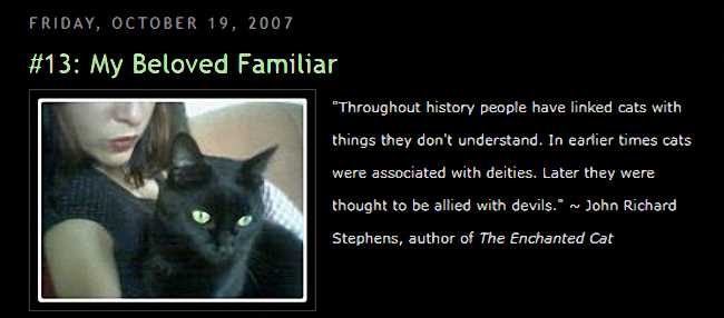 &mdash;from The Enchanted Cat